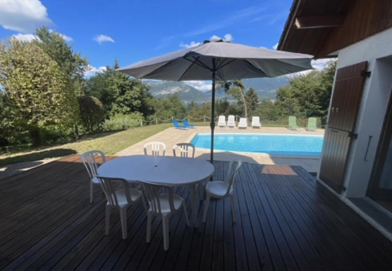 Villa Avec Piscine, Vue Lac Et Montagne Sévrier Zewnętrze zdjęcie